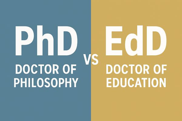 PhD vs. EdD Explained: Which Path Leads to Your Purpose?